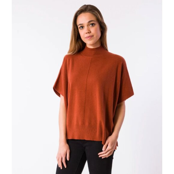Karisma Sweaters - Kerisma Auburn Wool Blend Sweater Shirt